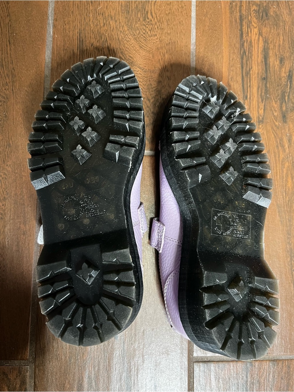 Dr. Martens Flower Buckle Platform Lilac Mary Jane Shoes Womens 8 - Picture 5 of 7